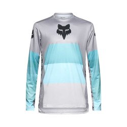 Fox Ranger Grid Long Sleeve Jersey Men's in Steel Grey